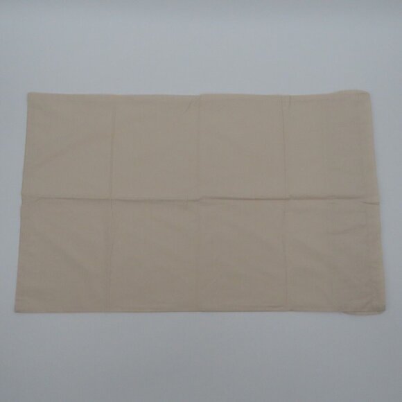 Sweet Dreams Pair of 2 Ruched Edge Standard Pillowcases Covers Oyster Ivory NEW - Picture 5 of 11